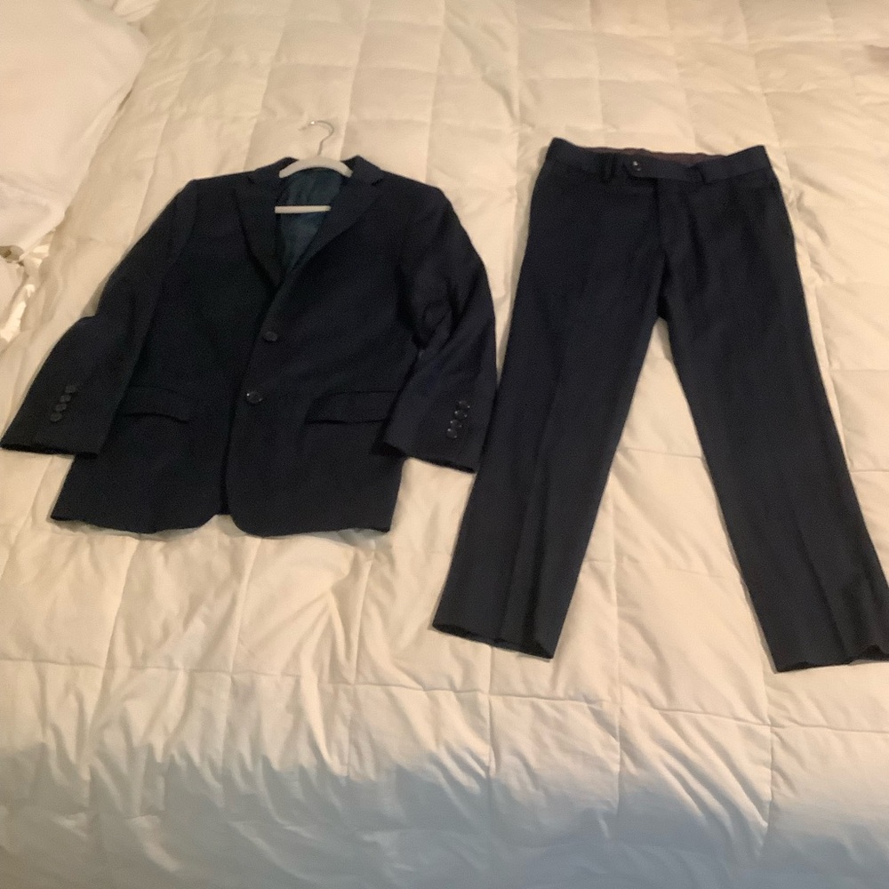Navy blue suit for boys